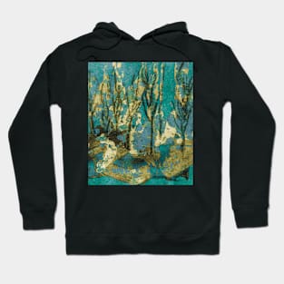 Gold abstract Hoodie